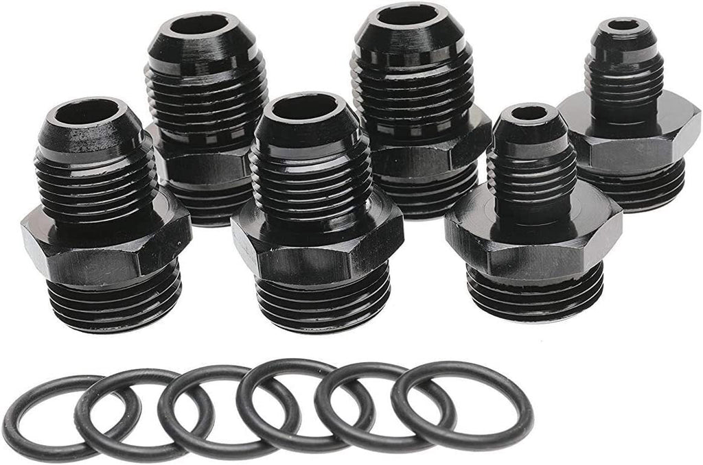 High Flow Inline Fuel Filter 100 Micron Cleanable 6AN 8AN 10AN Adapter Universal