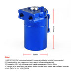 Oil Catch Can Kit Blue Tank for 11-21 Ford F150 5.0L Raptor 2.7L 3.5L Ecoboost