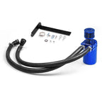 Oil Catch Can Kit Blue Tank for 11-21 Ford F150 5.0L Raptor 2.7L 3.5L Ecoboost