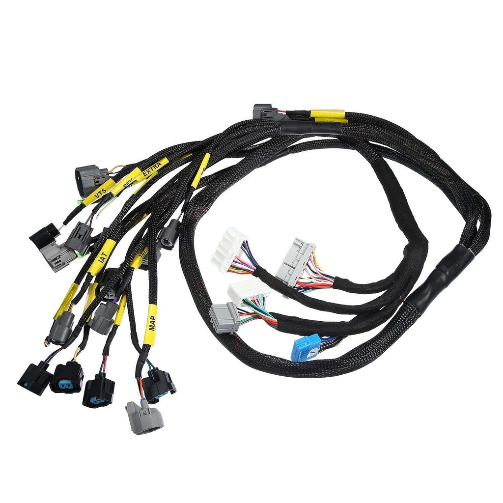 Tucked Engine Wire Harness For 1992-2000 Honda Civic Integra OBD2 D & B-series