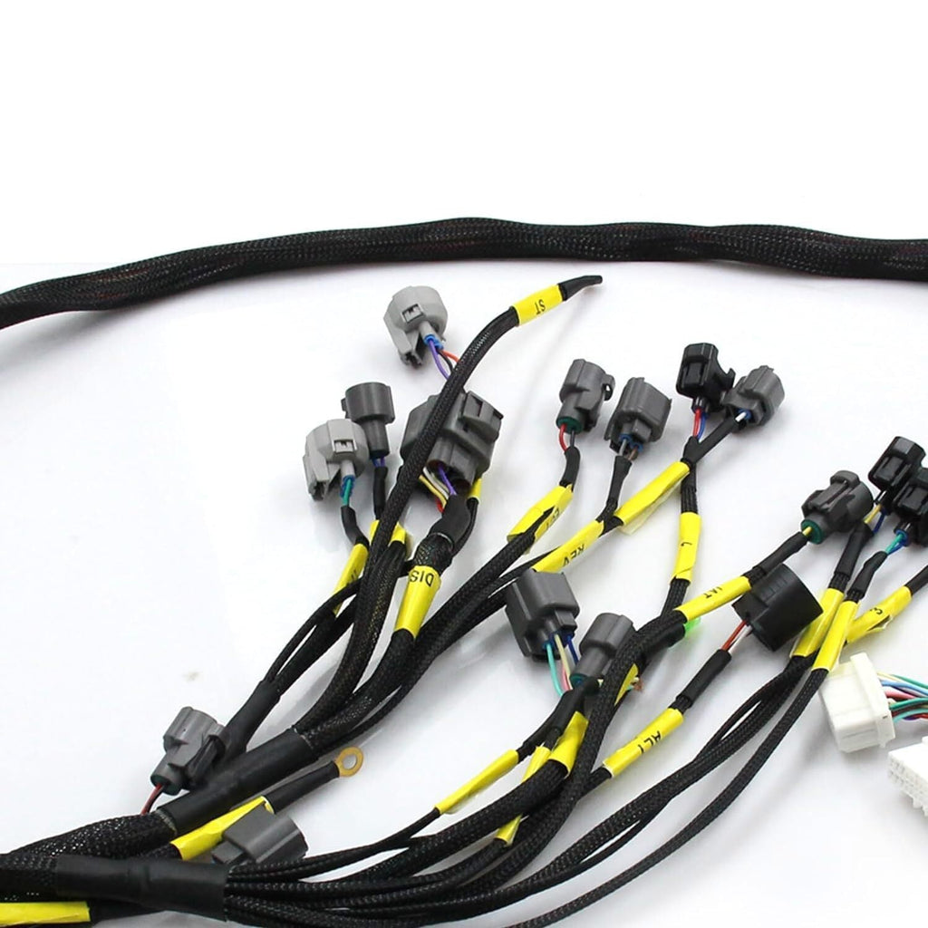 Tucked Engine Wire Harness For 1992-2000 Honda Civic Integra OBD2 D & B-series