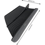 1Pair Motorcycle Side Winglets Air Deflector Wing Kit Spoiler Gloss Carbon Fiber