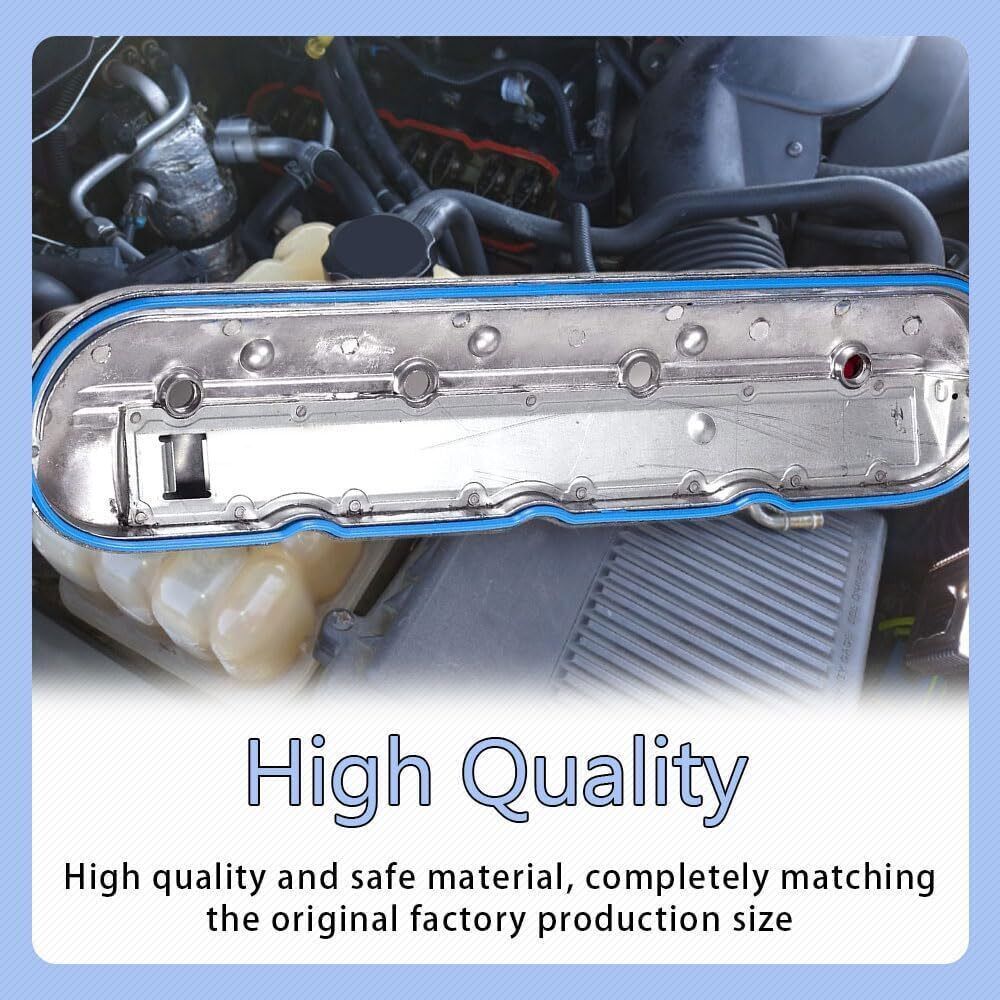 Valve Cover Gasket Set For Chevy Silverado Suburban Tahoe Trailblazer 4.8L 5.3L