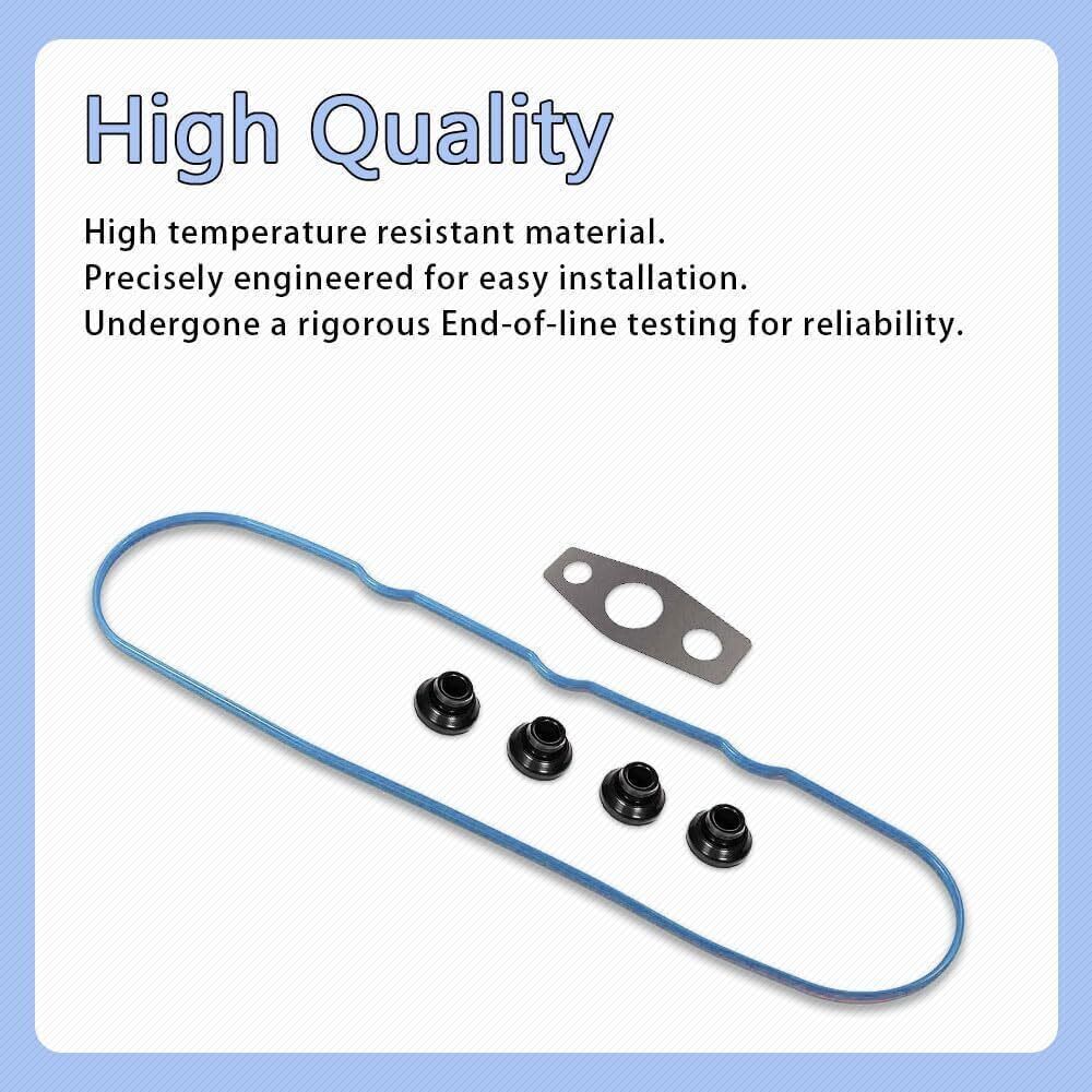 Valve Cover Gasket Set For Chevy Silverado Suburban Tahoe Trailblazer 4.8L 5.3L