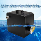2.5L Aluminum Universal Coolant Radiator Overflow Recovery Water Tank Bottle