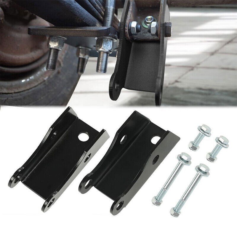 Drop Shock Extenders Lowering Kit for 73-87 Chevy GMC C10 C15 C1500 Black