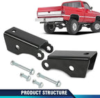Drop Shock Extenders Lowering Kit for 73-87 Chevy GMC C10 C15 C1500 Black
