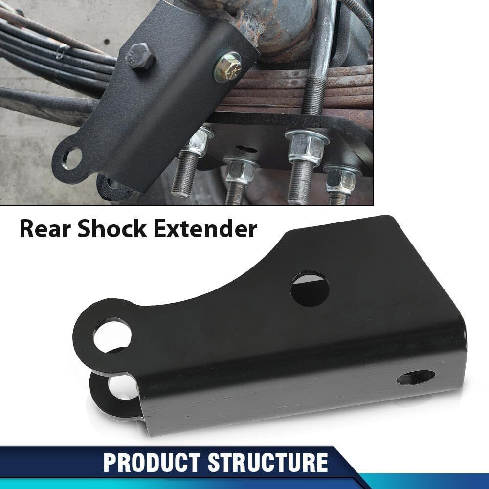 Drop Shock Extenders Lowering Kit for 73-87 Chevy GMC C10 C15 C1500 Black