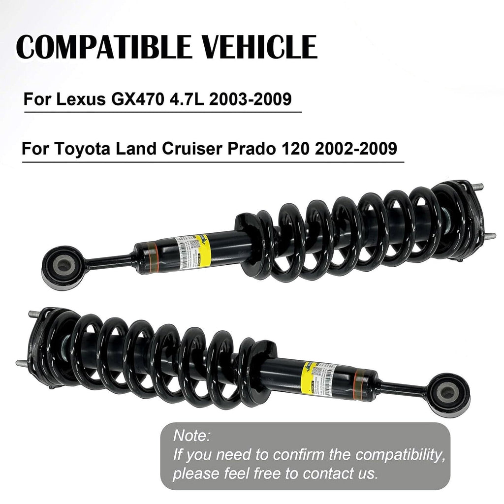 Front Rear Shock Absorber Strut Assys For Lexus GX470 Toyota Land Cruiser 03-09