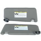 Fit For Toyota Camry 2007-2011 Gray Car Sun Visor Left & Right Side Sunroof Grey