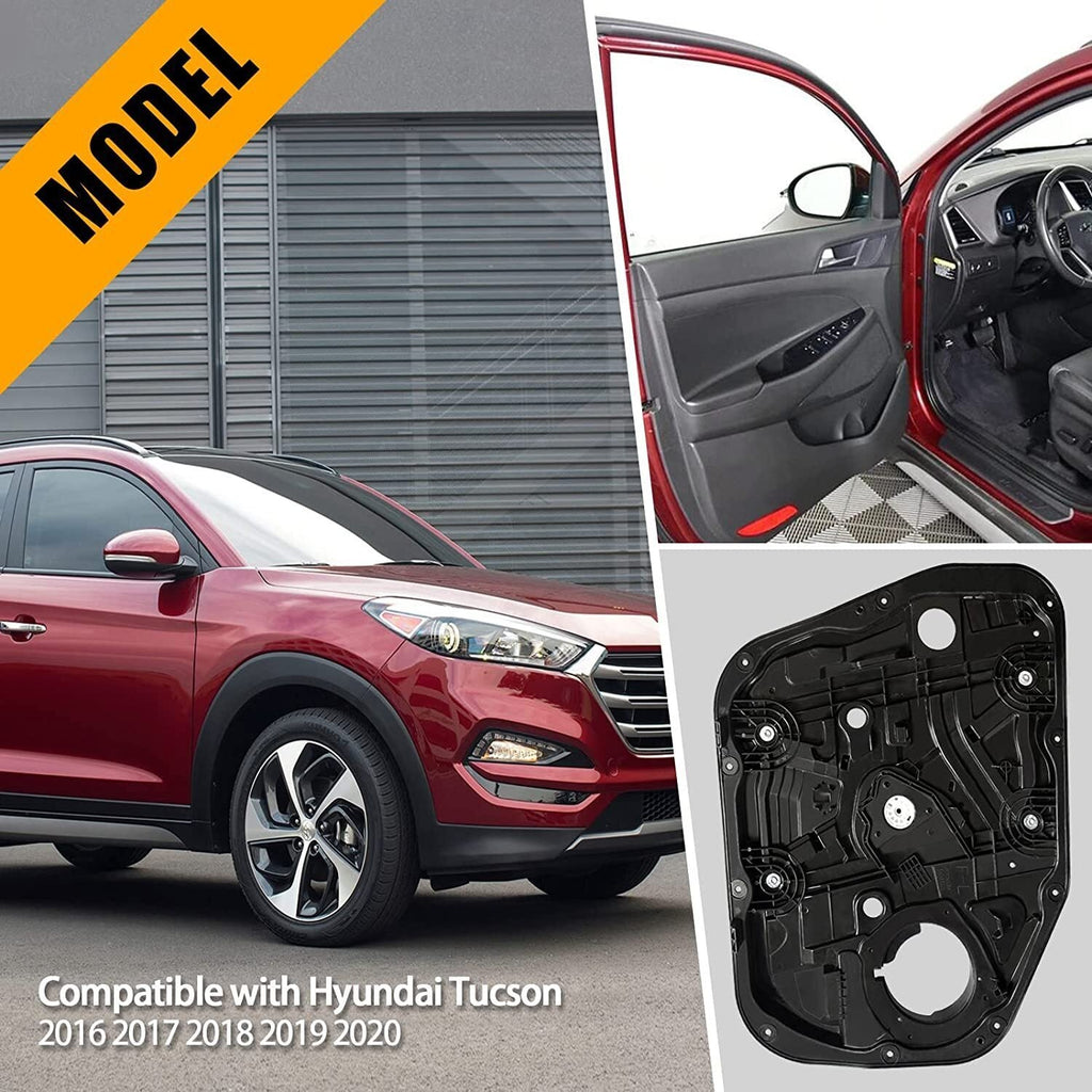 Fit For 2016-2019 Hyundai Tucson Front Left Driver Side Window Regulator