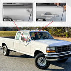 FIT FOR 1987-1997 FORD F150 F250 F350 DOOR WINDOW SEAL BELT WEATHERSTRIP 4 PCS