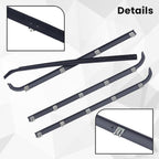 FIT FOR 1987-1997 FORD F150 F250 F350 DOOR WINDOW SEAL BELT WEATHERSTRIP 4 PCS