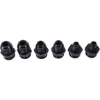 100 Micron Fuel Filter Inline 6AN 8AN Universal High Flow Billet Aluminium Black