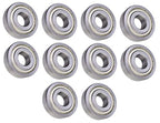 (10 Each) 1638-ZZ Shielded Radial Ball Bearing 3/4 ID X 2 OD X 9/16 Wide