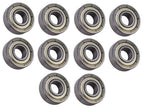 (10 Each) R4-ZZ Shielded Radial Ball Bearing 1/4 ID X 5/8 OD X 0.196" Wide