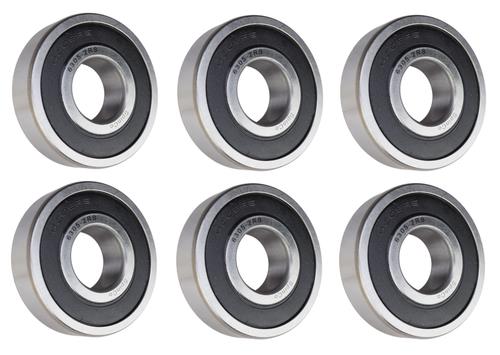 (6 Pack) 6305-2RS, 6305LLU, 305PP Sealed Radial Ball Bearing 25X62X17 SpinCo