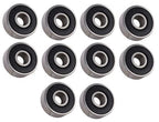 (10 Each) R4A-2RS Sealed Radial Ball Bearing 1/4 ID X 3/4 OD X 9/32 Wide SpinCo