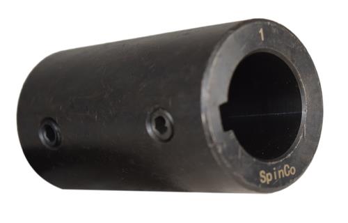 1" Solid Shaft Coupler w/ Keyway and Set Screws 3" Long