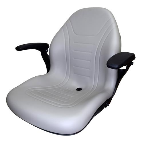 Gray Zero Turn Lawn Mower Seat Armrests Bobcat Dixie Snapper Toro Exmark Bad Boy