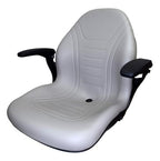 Gray Zero Turn Lawn Mower Seat Armrests Bobcat Dixie Snapper Toro Exmark Bad Boy