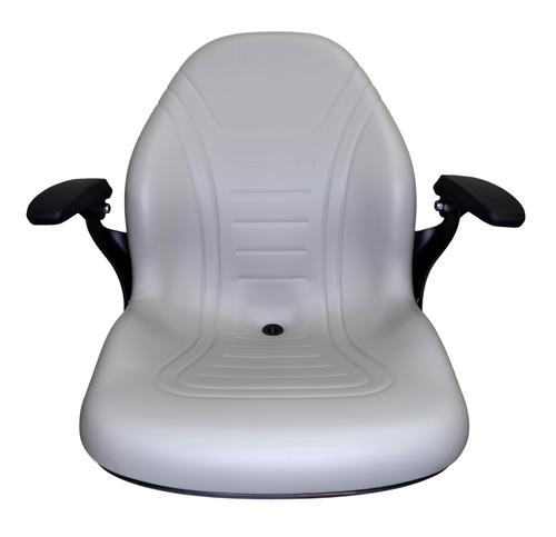 Gray Zero Turn Lawn Mower Seat Armrests Bobcat Dixie Snapper Toro Exmark Bad Boy