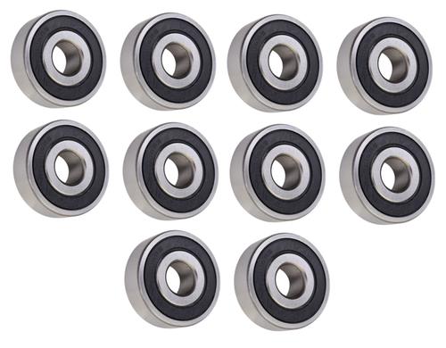 (10 Each) 1614-2RS Sealed Radial Ball Bearing 3/8 ID X 1-1/8 OD X 3/8 Wide