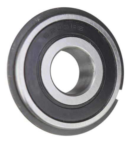 6203-2RSNR 5/8 Radial Ball Bearing with Snap Ring 5/8" X 40MM X 12MM