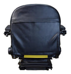 Yellow Zero Turn Lawn Mower Suspension Seat John Deere Cub Cadet Hustler