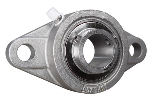 1" Stainless Steel Two Bolt Flange Bearing SSUCFL205-16, SUCSFL205-16 SpinCo