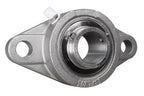 1" Stainless Steel Two Bolt Flange Bearing SSUCFL205-16, SUCSFL205-16 SpinCo