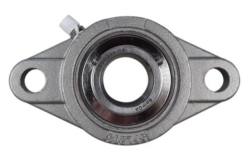 1" Stainless Steel Two Bolt Flange Bearing SSUCFL205-16, SUCSFL205-16 SpinCo