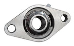 1" Stainless Steel Two Bolt Flange Bearing SSUCFL205-16, SUCSFL205-16 SpinCo