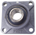 1-3/8" Four Bolt Flange Bearing Set Screws F4B-SC-106, UCF207-22 SpinCo