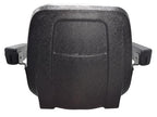 High Back Lawn Mower Seat w/ Armrests Black Gravely, Husqvarna, Hustler