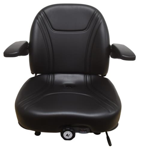 Zero Turn Turf Lawn Mower Seat w/ Armrests & Suspension John Deere Hustler Ect.