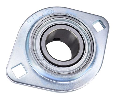 1" Pressed Steel Two Bolt Flange Bearing SBSFL205-16, SBPFL205-16