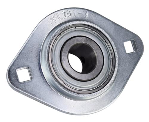 5/8" Pressed Steel Two Bolt Flange Bearing SBSFL202-10, SBPFL202-10