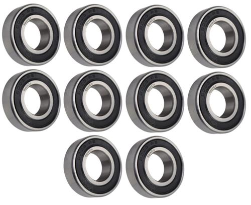 (10 Each) 6003-2RS, 6003LLU, 6003DDU Sealed Radial Ball Bearing 17X35X10 SpinCo