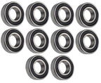 (10 Each) 6003-2RS, 6003LLU, 6003DDU Sealed Radial Ball Bearing 17X35X10 SpinCo