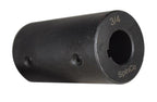 3/4" Solid Shaft Coupler w/ Keyway and Set Screws