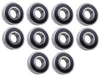 (10 Each) 6203-2RS, 6203LLU, 203PP Sealed Radial Ball Bearing 17X40X12 SpinCo