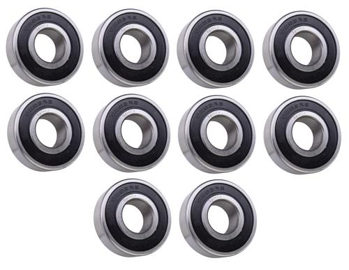 (10 Each) 6203-2RS, 6203LLU, 203PP Sealed Radial Ball Bearing 17X40X12 SpinCo