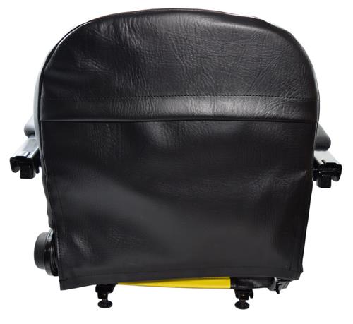 Yellow Zero Turn Mower Seat w/ Arm Rests and Slides John Deere Cub Cadet Hustler