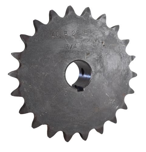 40 Roller Chain Sprocket 22 Teeth 3/4" Bore 40B22-3/4 40BS22H-3/4