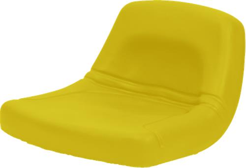 Low Back John Deere Lawn Mower Garden Tractor Seat Yellow