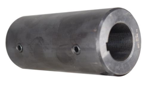 1-1/8" Solid Shaft Coupler w/ Keyway and Set Screws