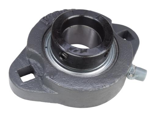 1" Ductile Iron Two Bolt Flange Bearing W/ Lock Collar SAFTD205-16G, GVFTD-1
