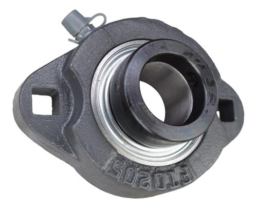 1" Ductile Iron Two Bolt Flange Bearing W/ Lock Collar SAFTD205-16G, GVFTD-1