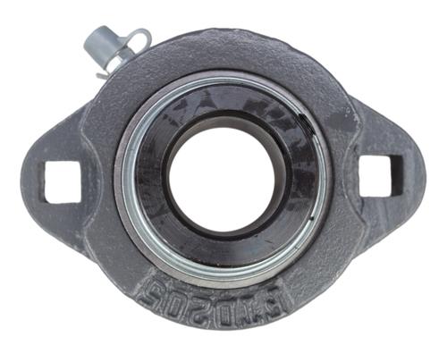 1" Ductile Iron Two Bolt Flange Bearing W/ Lock Collar SAFTD205-16G, GVFTD-1